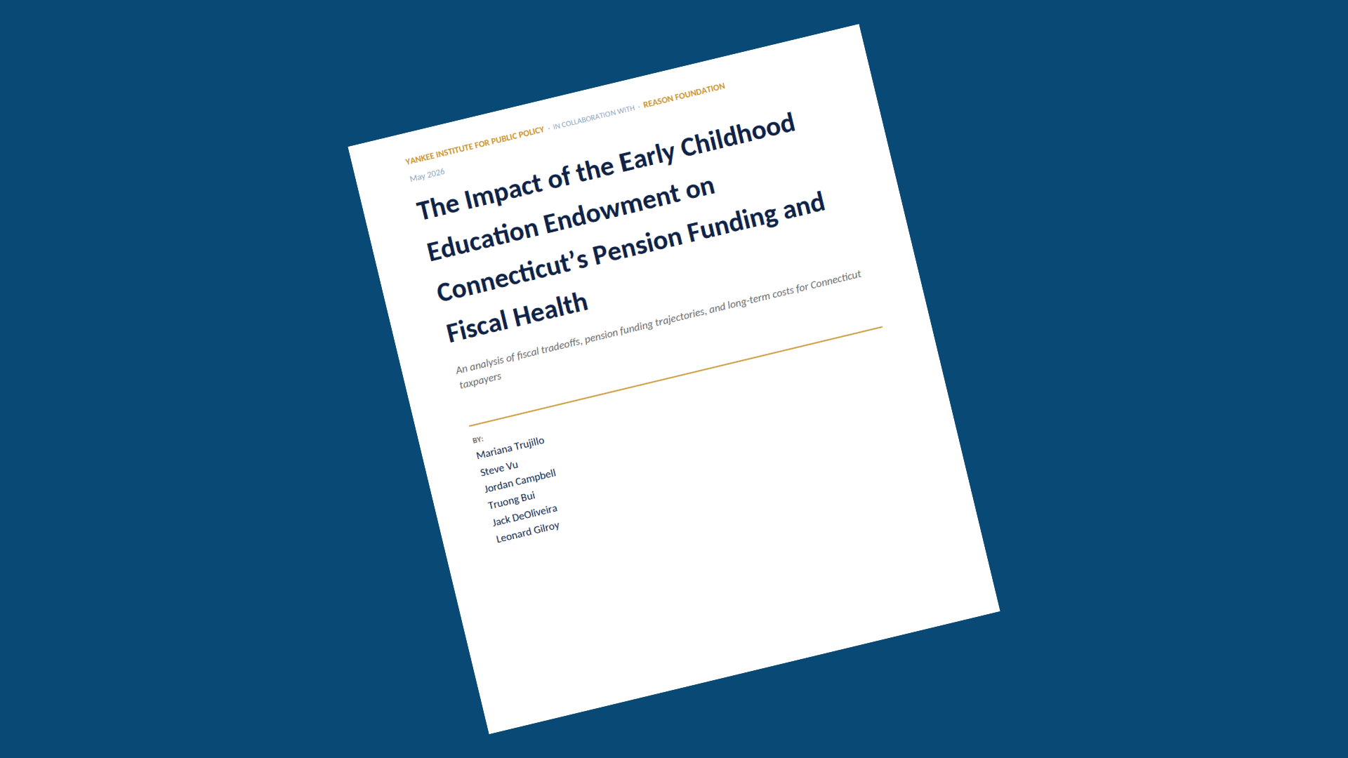 Connecticut Endowment Proposal Raises Pension Costs and Undermines Fiscal Guardrails