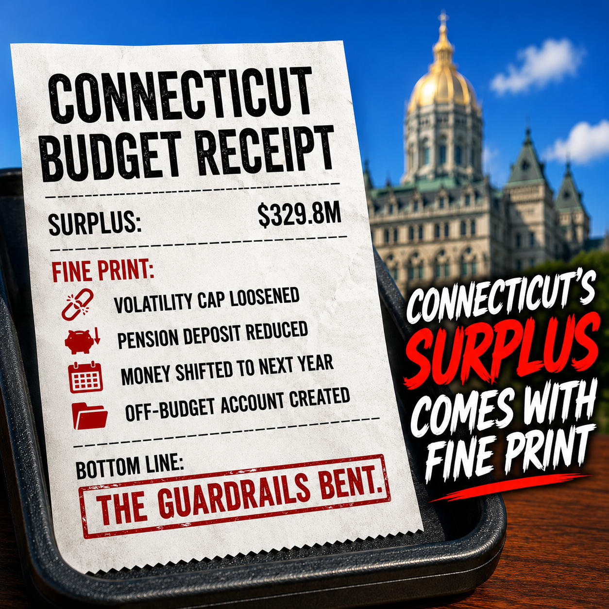 Connecticut’s Surplus Comes with Fine Print 