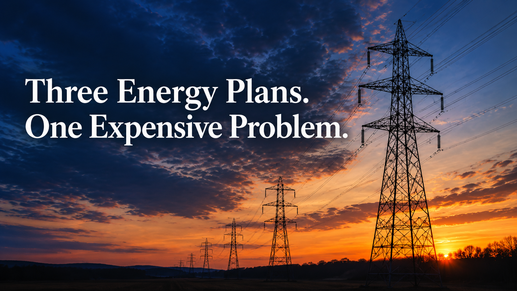 Three Energy Plans, One Very Expensive Problem 